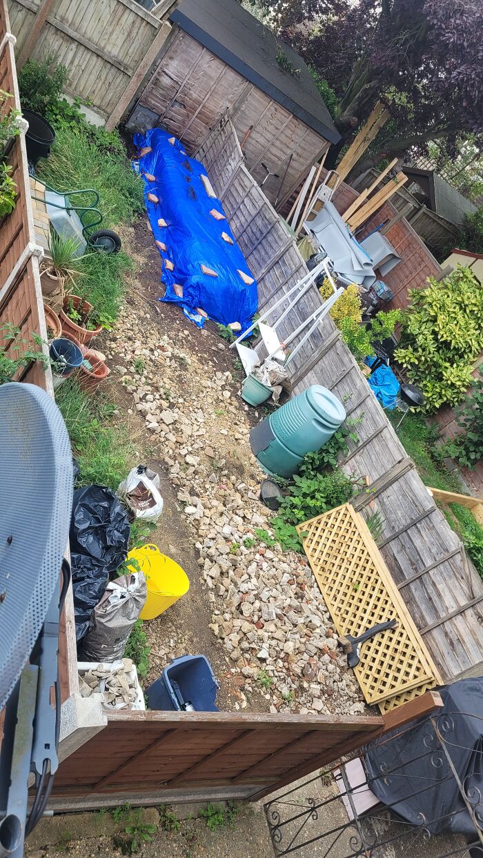 It Looks Like A Building Site Rn, But I'm Making A Start On Turning It Into My Dream Garden!
