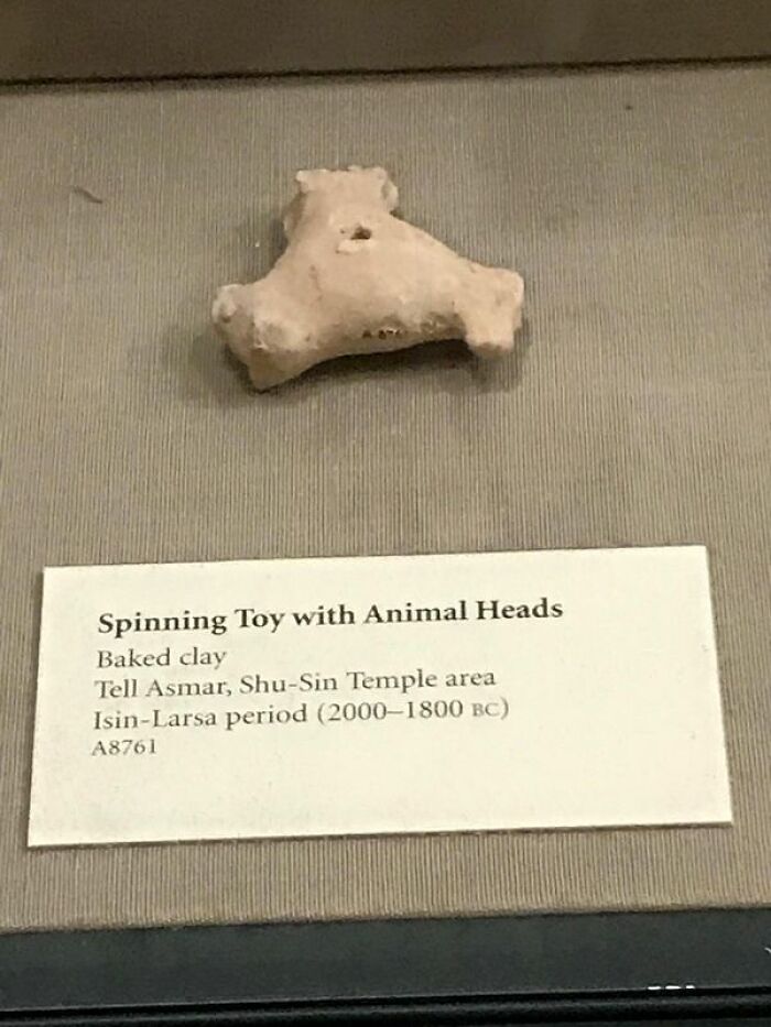 My Daughter Found The World's Oldest Fidget Spinner In A Museum In Chicago