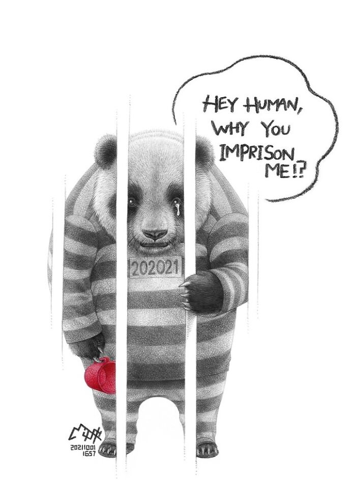 Artist Tries To Raise Awareness About Animal Abuse With These 23 New Uncomfortable Illustrations