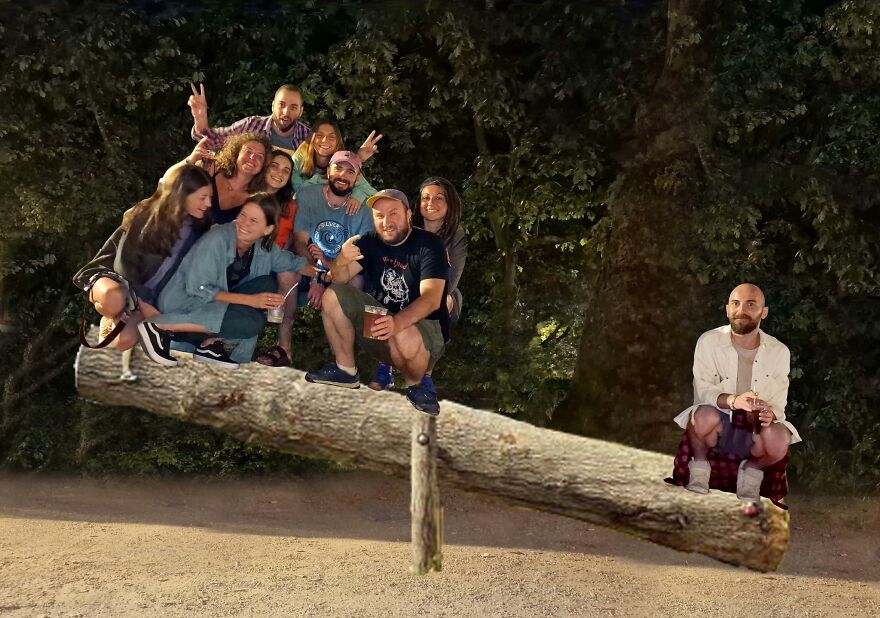 How Our Friend Once Went To The Moon - 12 Hilarious Photo Manipulations We Made