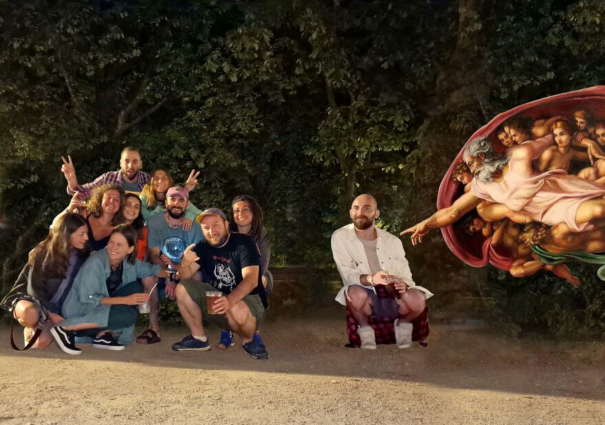 How Our Friend Once Went To The Moon - 12 Hilarious Photo Manipulations We Made