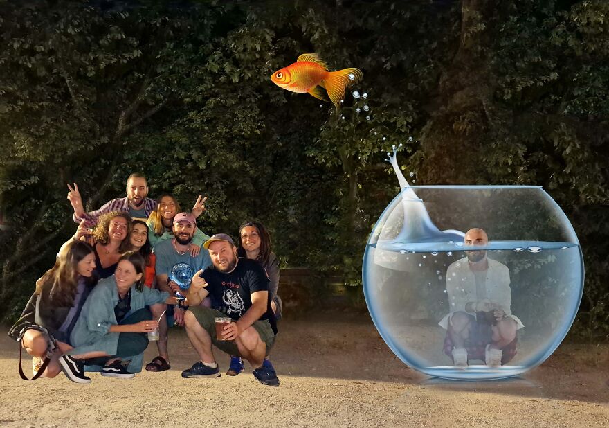 How Our Friend Once Went To The Moon - 12 Hilarious Photo Manipulations We Made