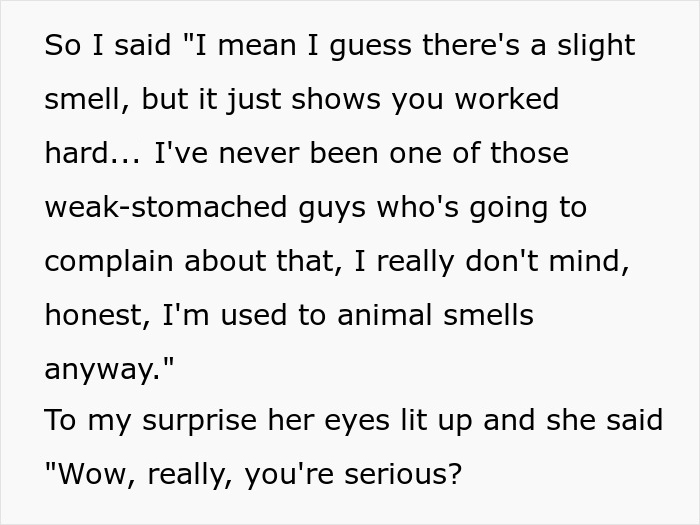 “I Think This Turned Out To Be A Big Mistake”: Guy Regrets Saying He Doesn't Mind GF’s Smell “I Think This Turned Out To Be A Big Mistake”: Guy Regrets Saying He Doesn't Mind GF’s Smell