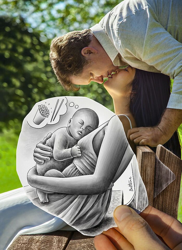 Pencil Versus Camera By Ben Heine (New Pics)