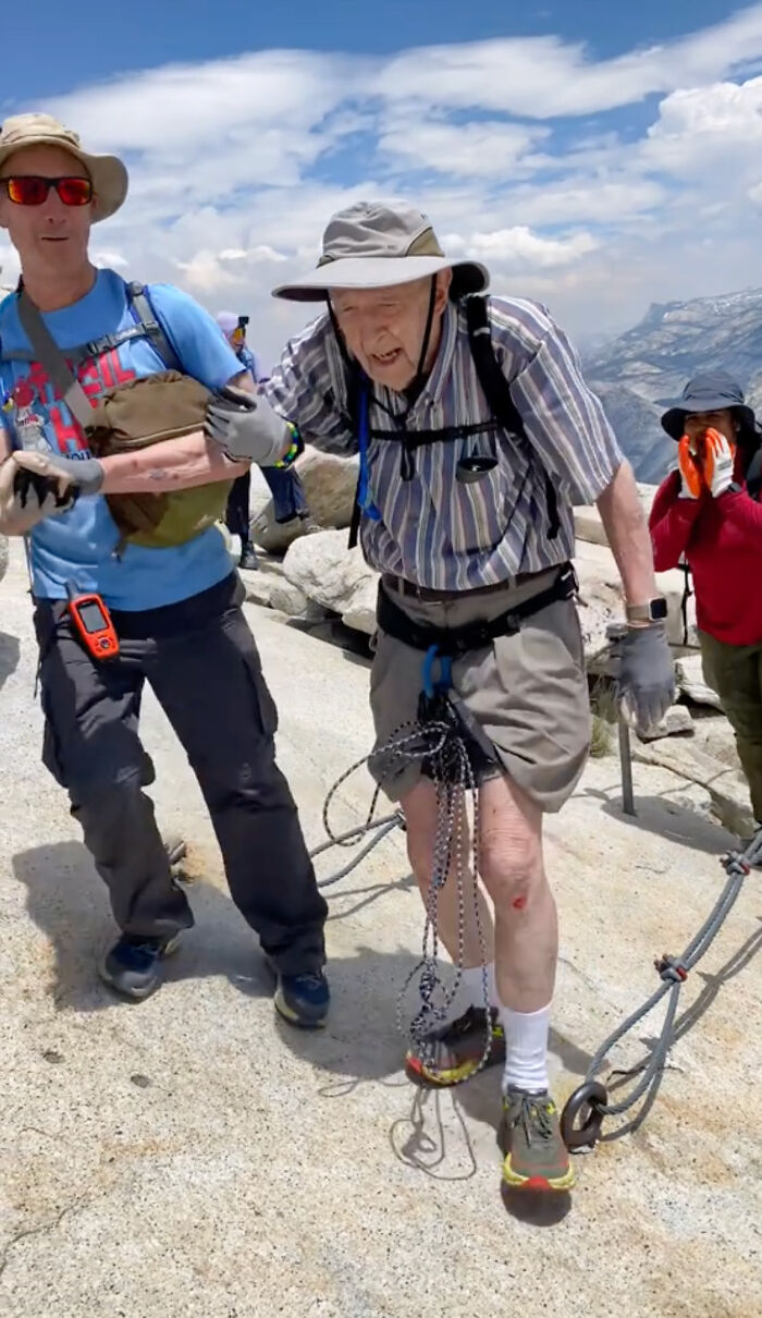 93 Y.O. Breaks Record And Becomes Oldest Man To Climb Half Dome 93 Y.O. Breaks Record And Becomes Oldest Man To Climb Half Dome