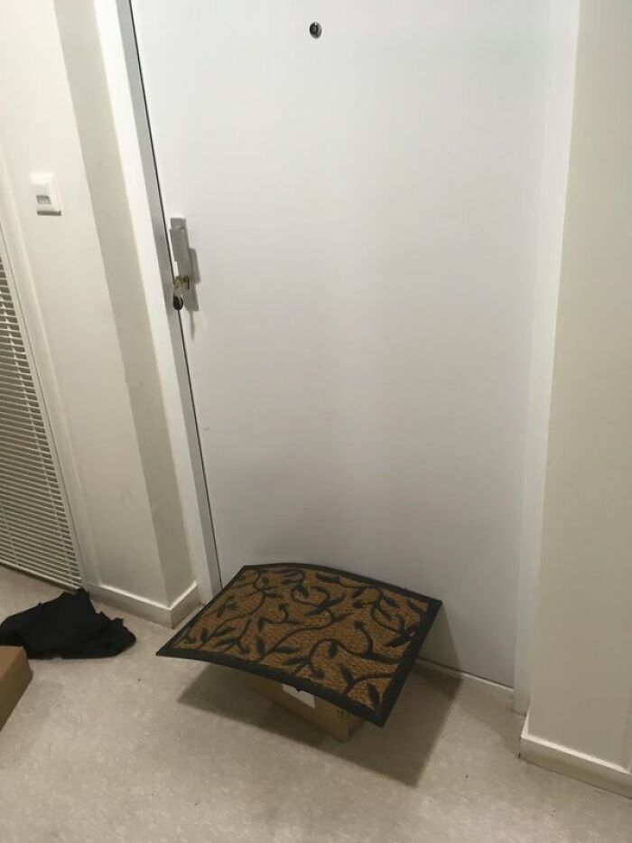 I Wasn't Home So The Delivery Guy Was Thoughtful Enough To Hide My Package