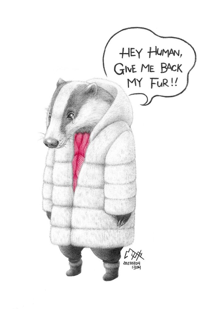 Artist Tries To Raise Awareness About Animal Abuse With These 23 New Uncomfortable Illustrations