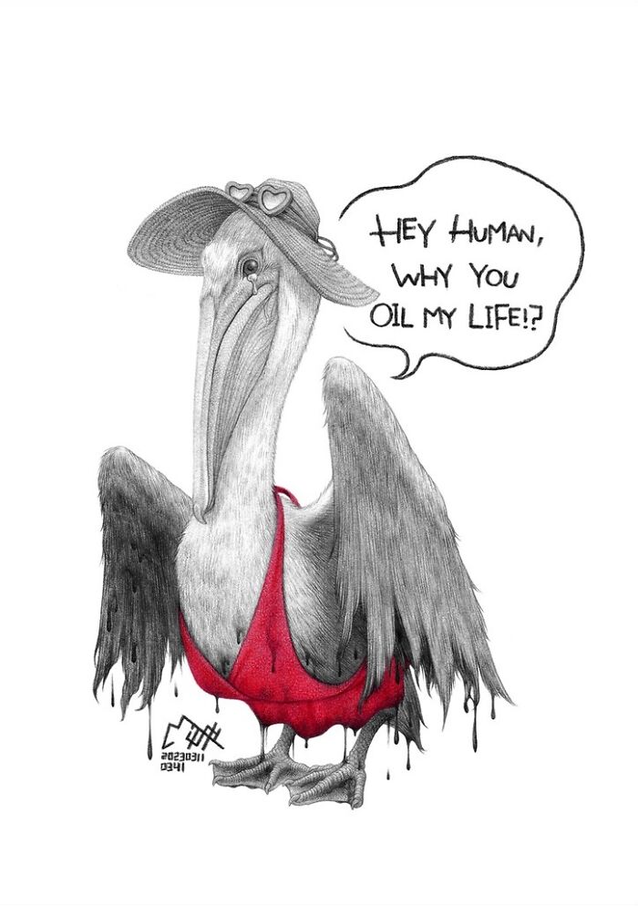 Artist Tries To Raise Awareness About Animal Abuse With These 23 New Uncomfortable Illustrations