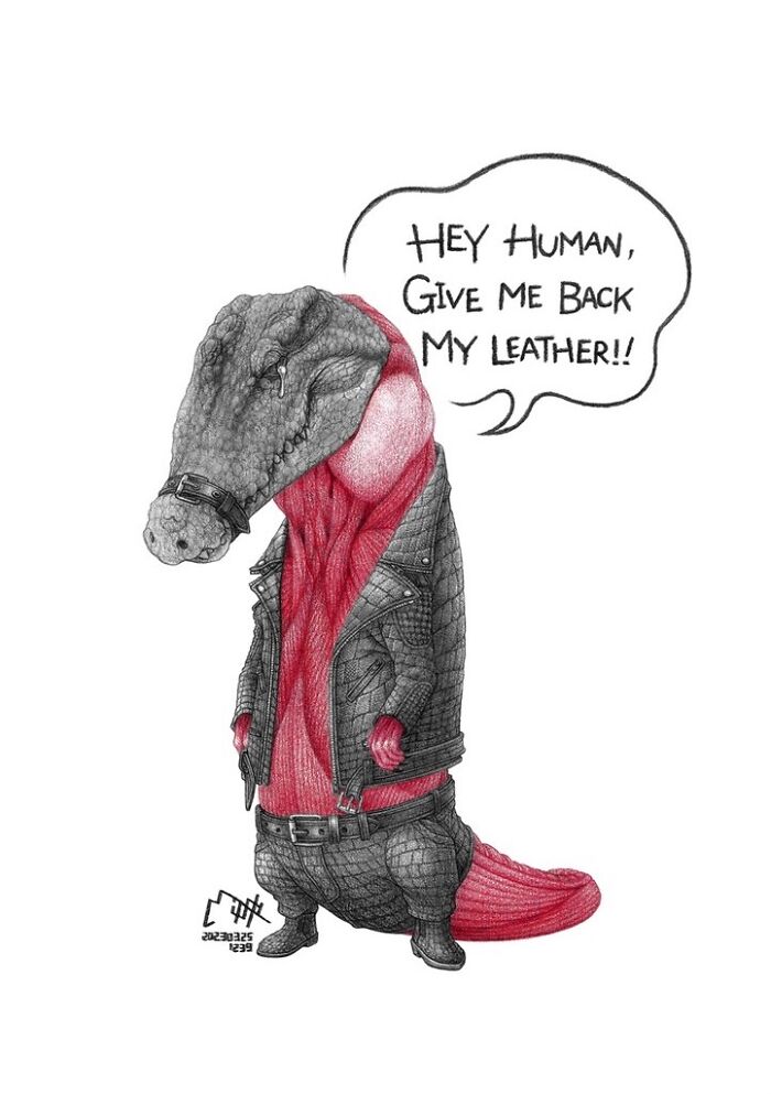 Artist Tries To Raise Awareness About Animal Abuse With These 23 New Uncomfortable Illustrations