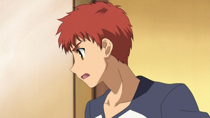 Shirō Emiya looking from Fate/Stay Night