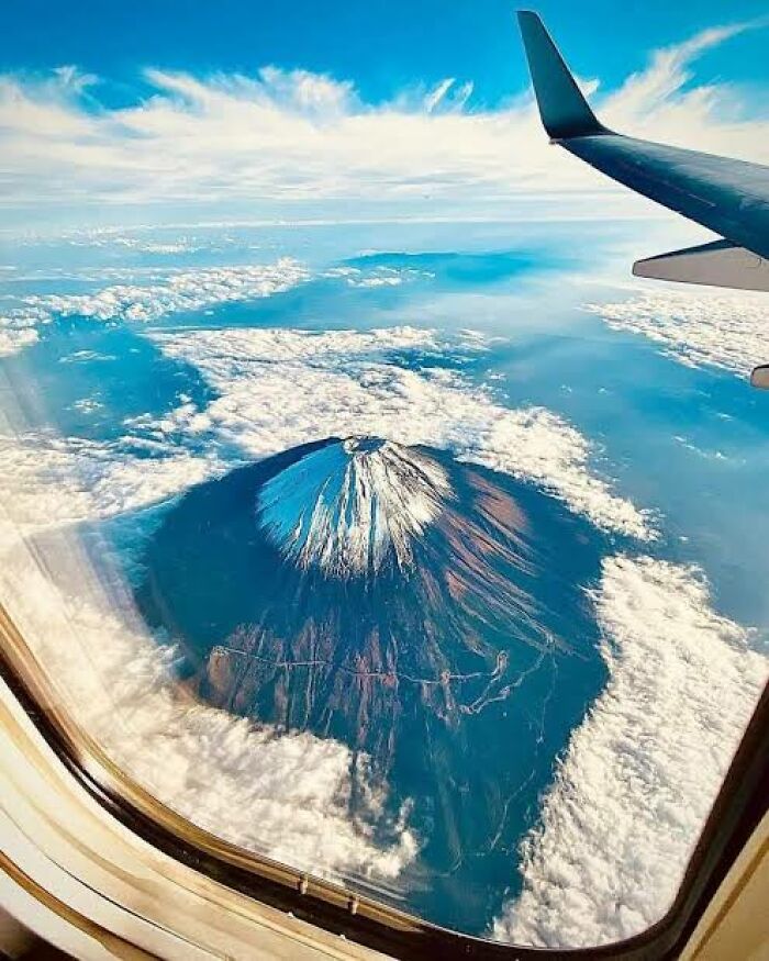Mount Fuji Seen From Adove