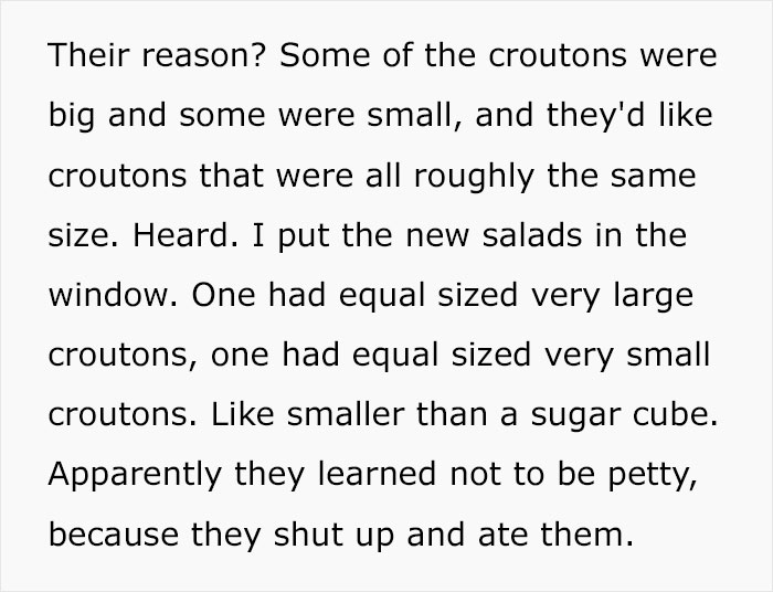 People Are Loving This Chef For Treating Customers’ Ridiculous Requests With Perfect Pettiness