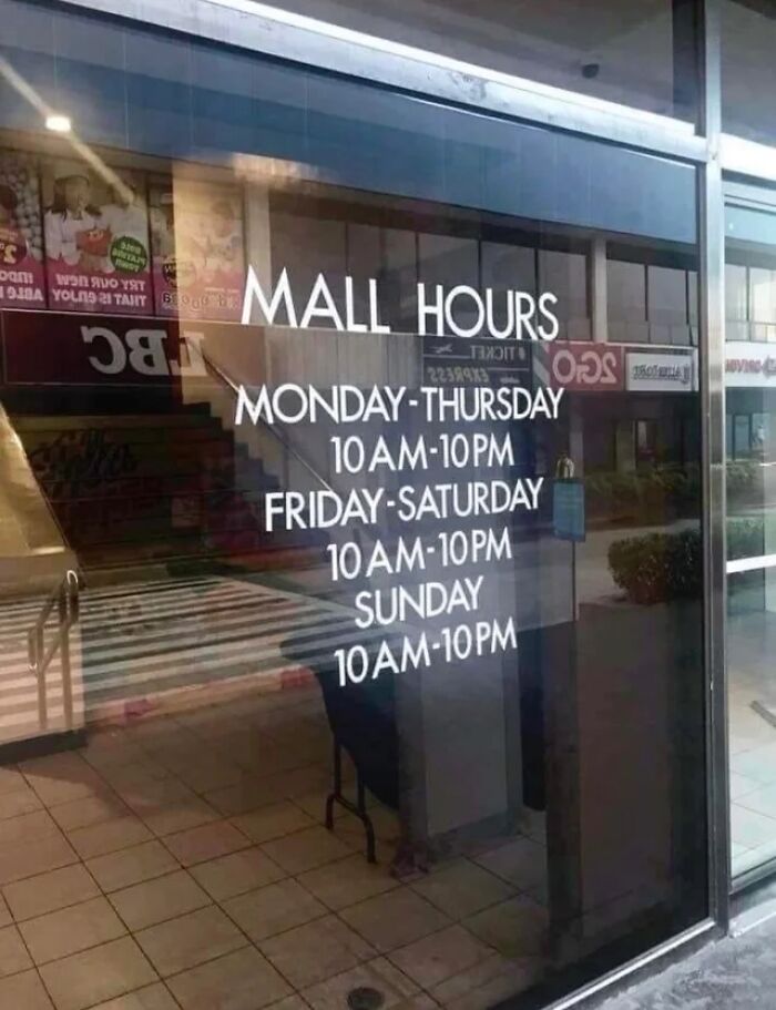 What Time Do You Think They Close ?