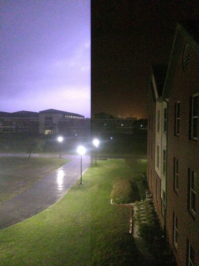 Lightning Struck At The Exactly Moment I Took A Picture