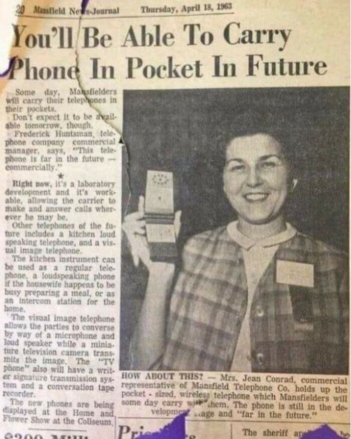 News Paper Article From 1963