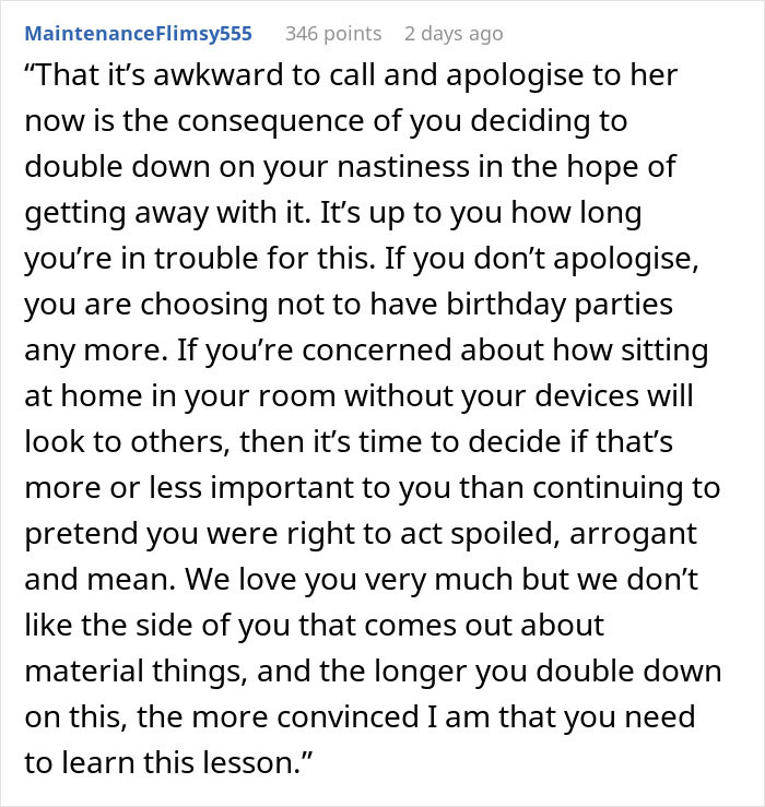 “She Thinks We’ll Cave”: Bratty Teen Insults Her Friend, Parents Cancel Her Sweet 16 In Return