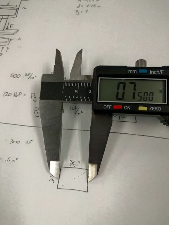 This Sh**ty Sketch I Did Of A 3/4 Inch Square Is Exactly 3/4 Inch