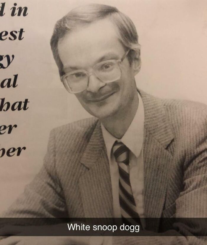 The White Snoop Dogg (My Professor)