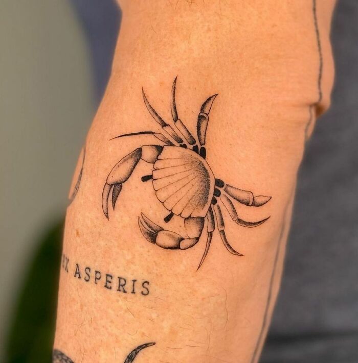 Cancer arm tattoo