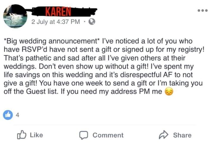 Watch Out For Bridezilla Karen!