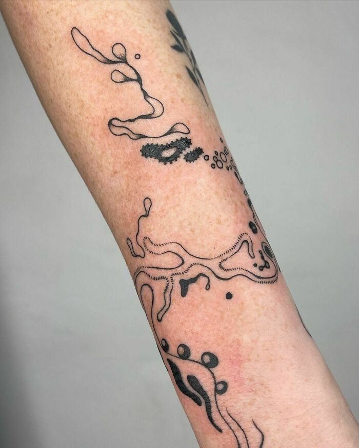 Abstract hand Tattoo