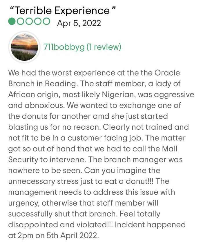 Review For A Krispy Kreme In Reading, Berkshire