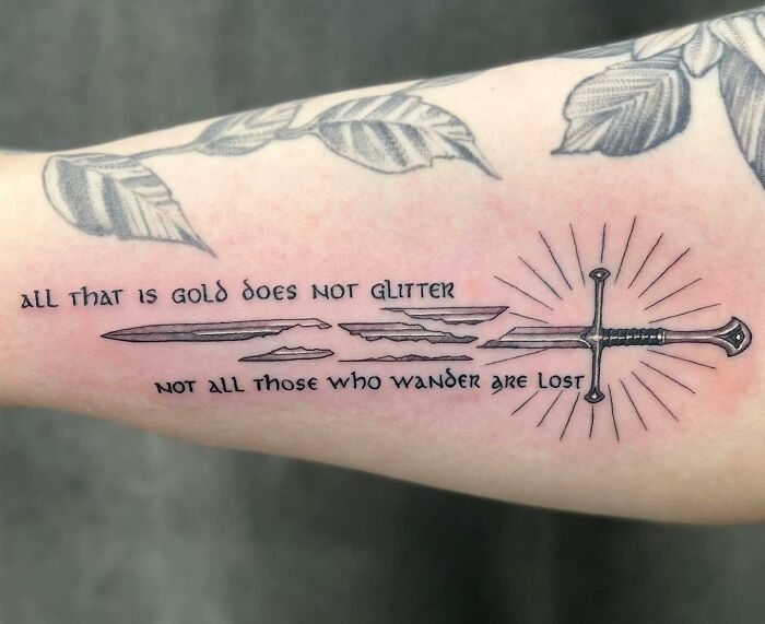 24 Lord Of The Rings Tattoos That You Wish You Had