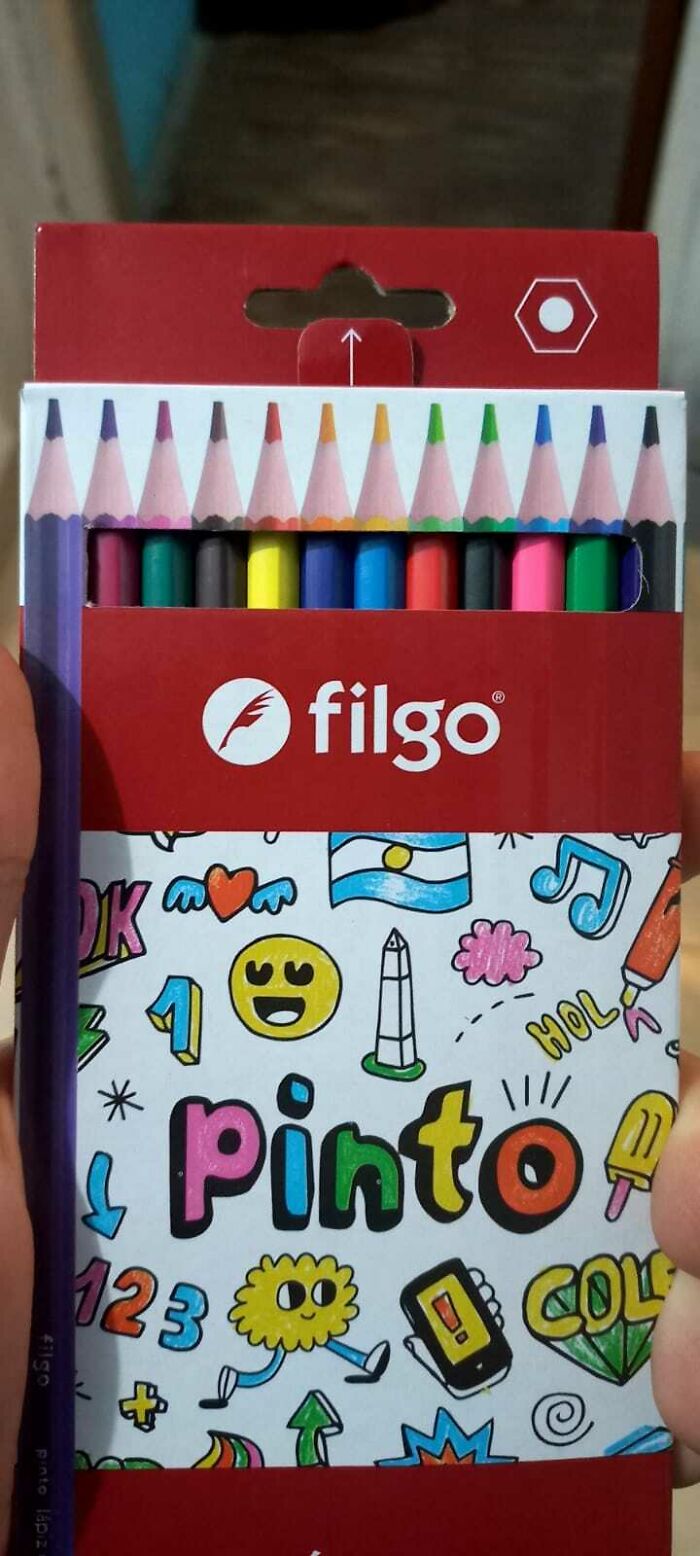 The Color Pencils Aren't Lined Up With The Box Image Ones