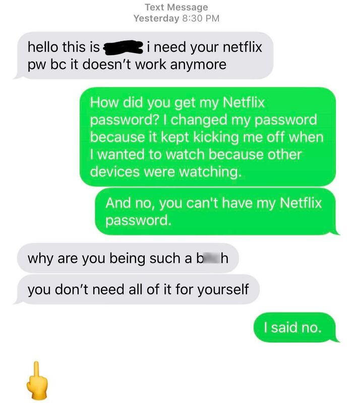Bratty Cousin Stole My Netflix Password And When I Changed It He Wants Me To It To Him