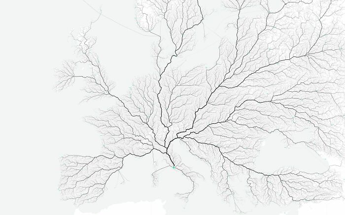 Carreteras europeas hacia Roma