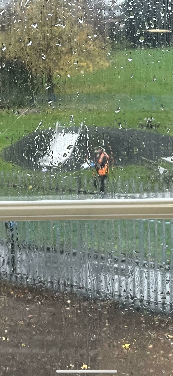 Finally Found A Job Worse Than Mine - Playground Inspector. I Watched Him Test Every Piece Of Kids Playground Equipment In The Rain