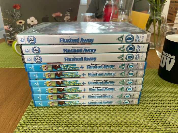 I Kinda Wanna Know If I Have The Most Owned Copies Of Flushed Away, Like Maybe Not In The World But In The UK? I Have 9 So Far. Any Of You Have More?