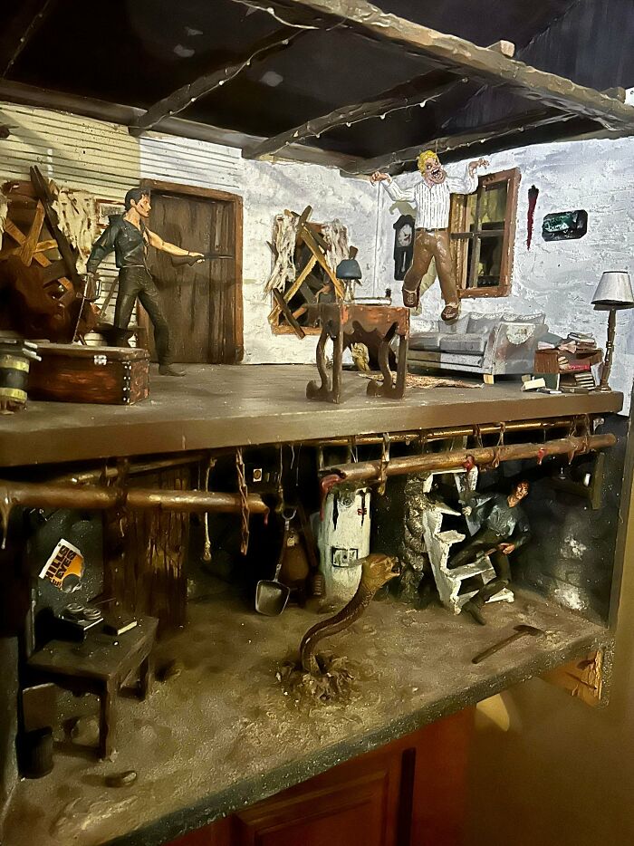 Not Sure If This Is The Right Place... Dollhouse Horror Makeover Evil Dead