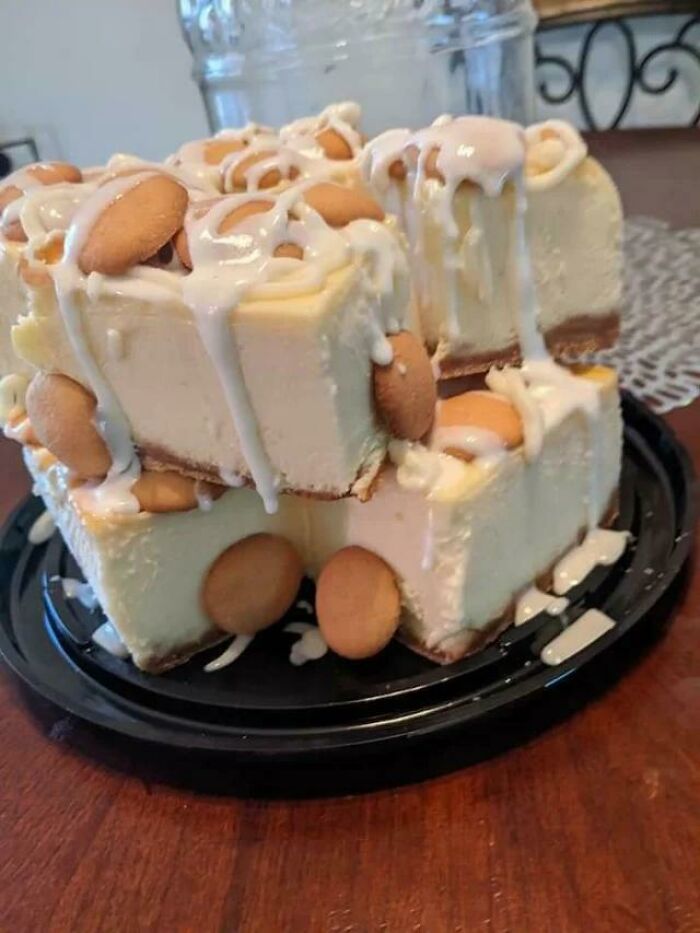 Banana Pudding Cheesecake Squares