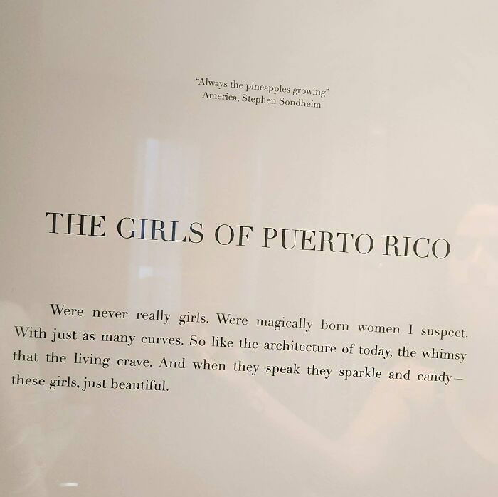 Super Creepy Poem (?) Framed And Hung In My Hotel Bathroom (??)