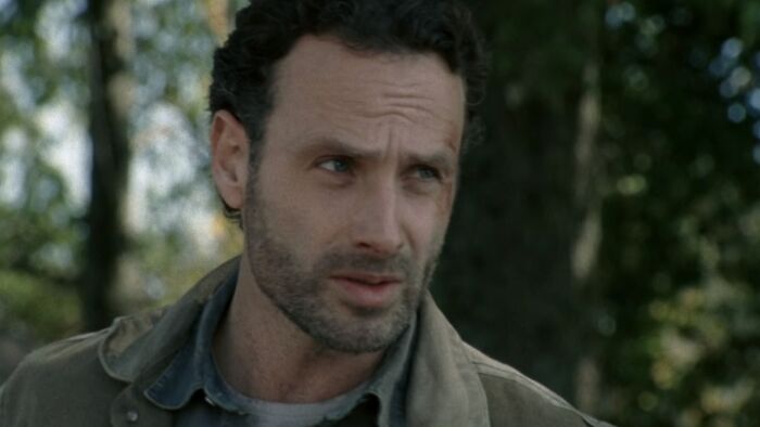 Rick Grimes looking forward 