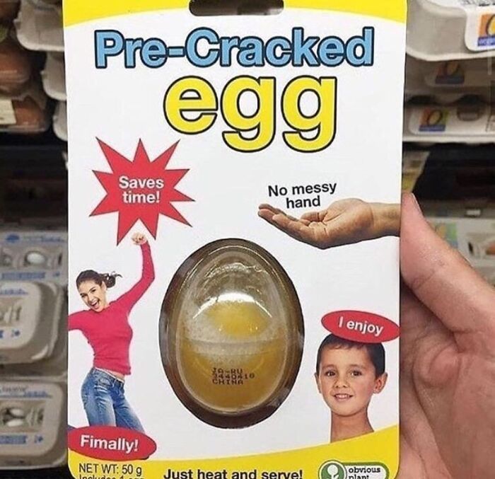 Pre Cracked Egg +5 Time, Cooking With Eggs Now Takes 10 Seconds Less