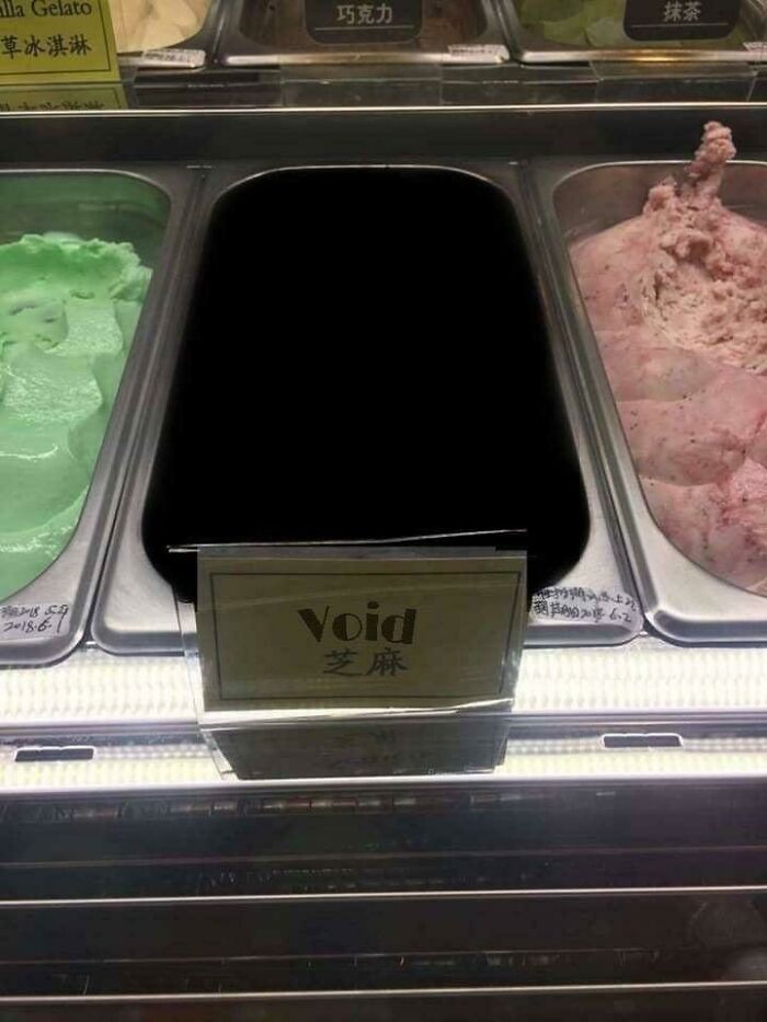 Void Ice Cream: +30 ⬛️⬛️⬛️⬛️⬛️ And +15 [redacted]