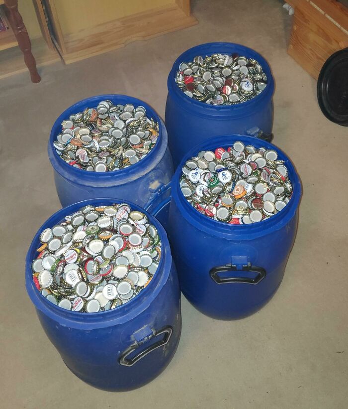 20kg Of Bottle Caps: No Financial Issues For The Next 5 Years