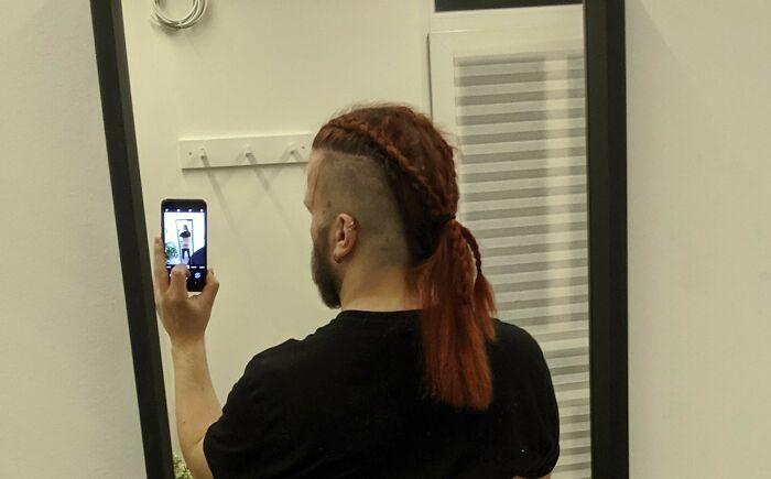 Checking Out My New Braid Work