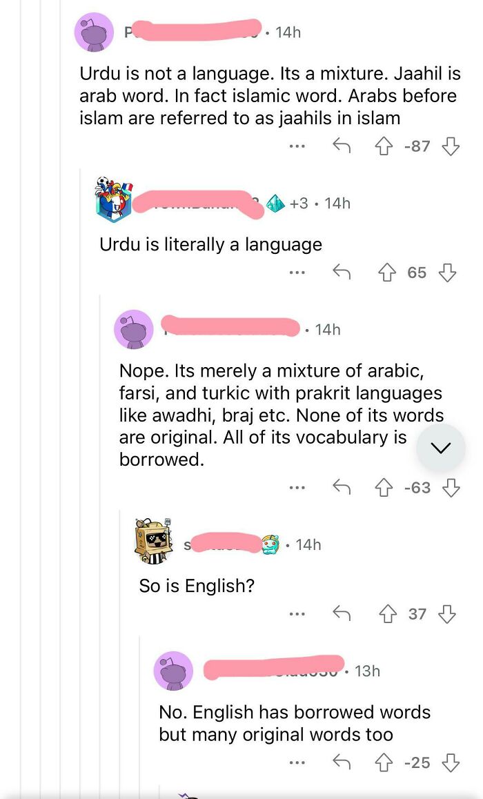 Urdu Is Not A Language