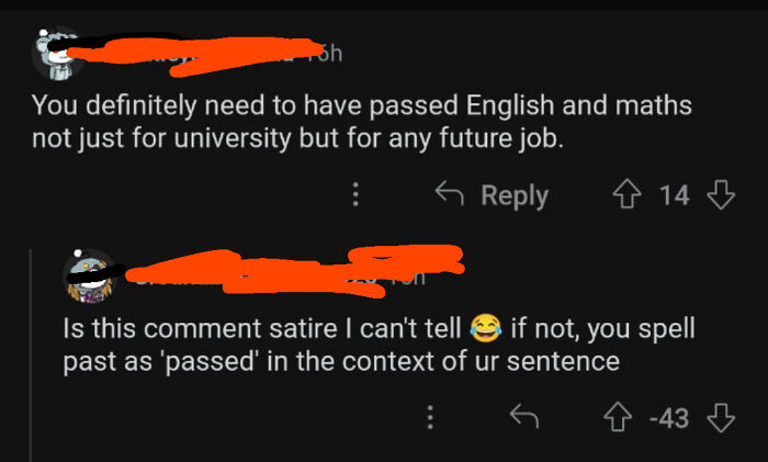 Their Reply Wasn't Even Grammatically Correct