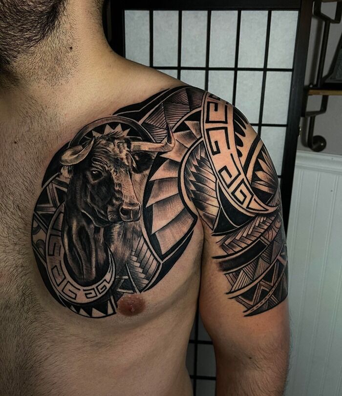  Aztec Tribal Tattoo