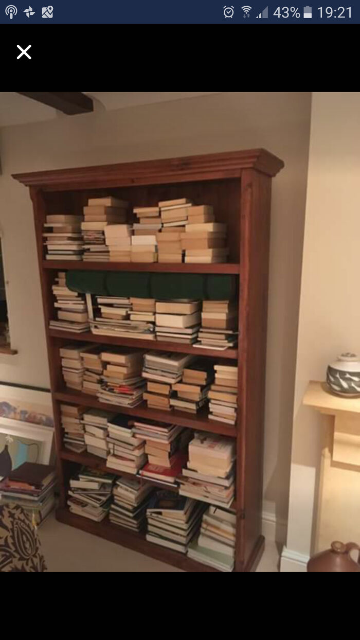 This Isn't How You Use A Bookcase!