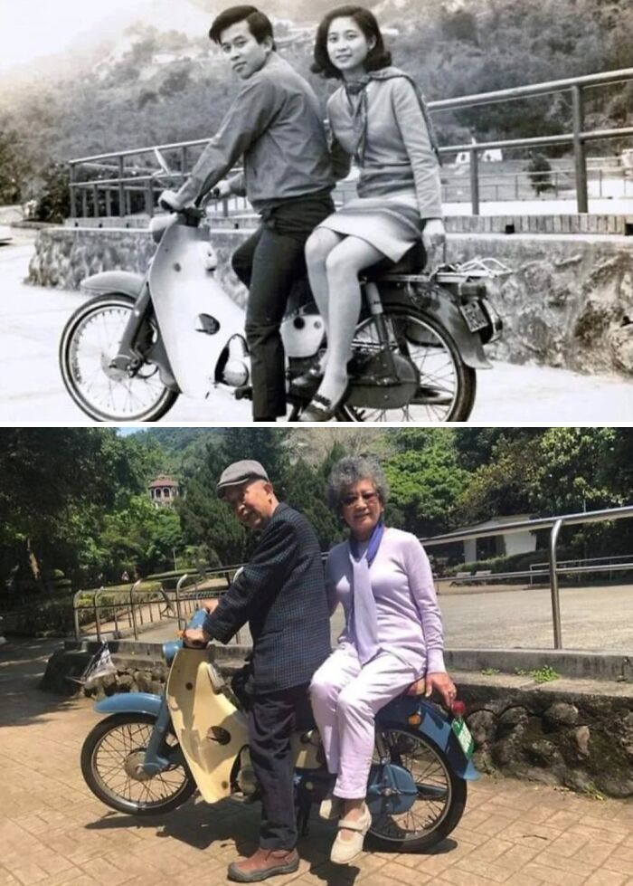 1967-2018 Misma moto, misma pareja