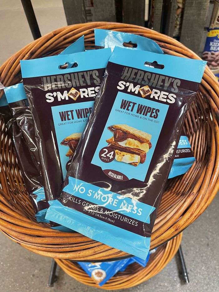 Wet Wipes Specifically For Wiping Up S’mores Messes