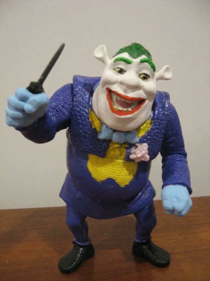 Joker Shrek “Hey Donkey! You Wanna Know How I Got These Scars?”