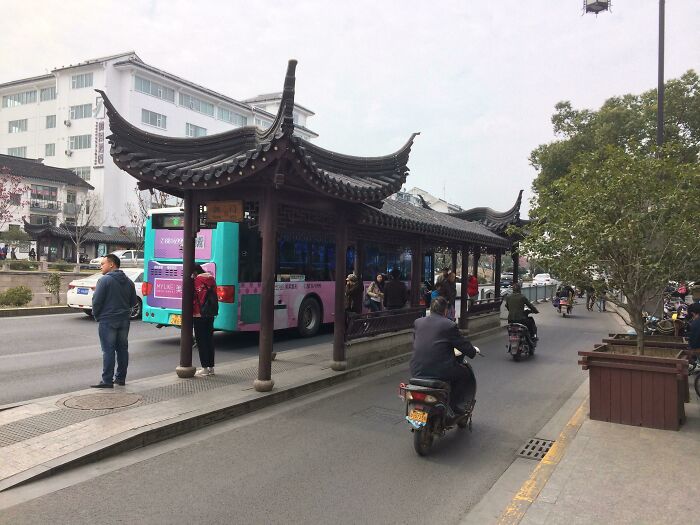 Bus Stops In Suzhou