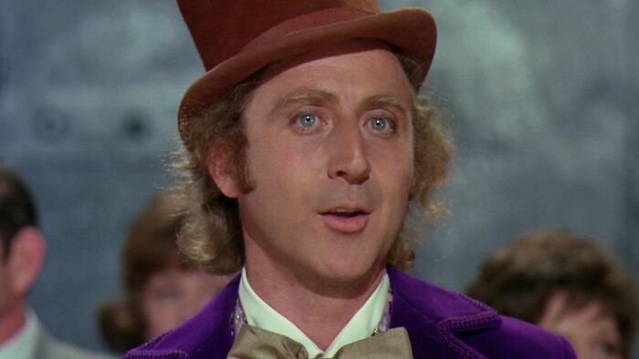 Willy Wonka wearing hat 