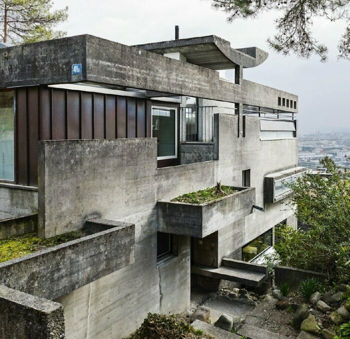Private House (1965) Zürich, Switzerland Architect: Hans Demarmels Photo: Georg Aerni